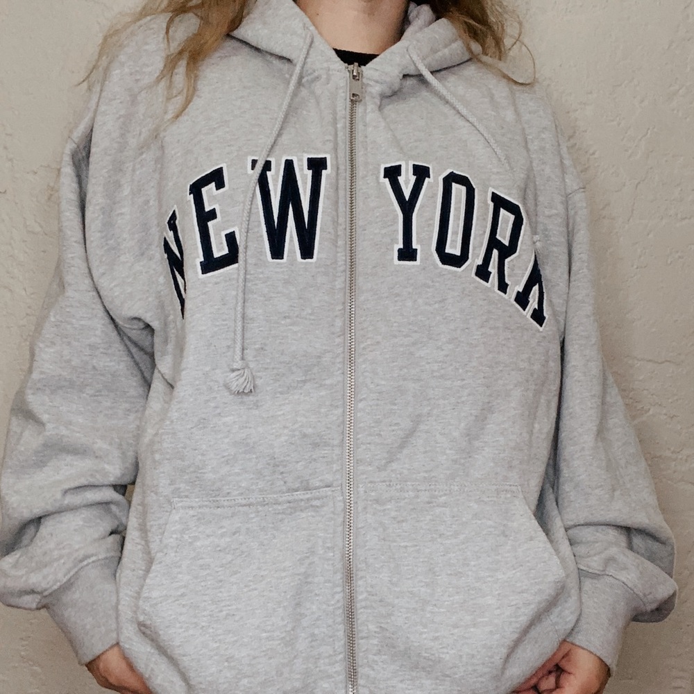 Brandy Melville New York Full Zip Jacket